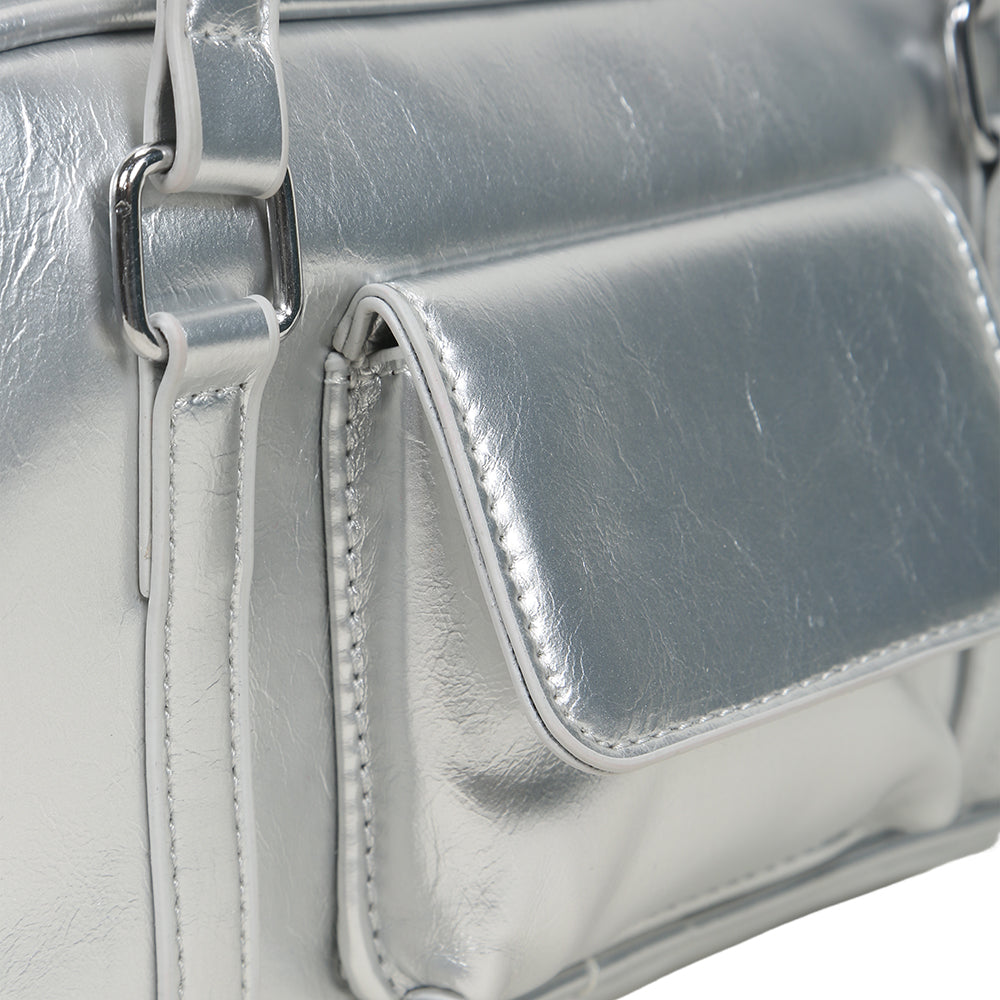 Fashionable and versatile high-end handbag, casual commuting solid color shoulder bag