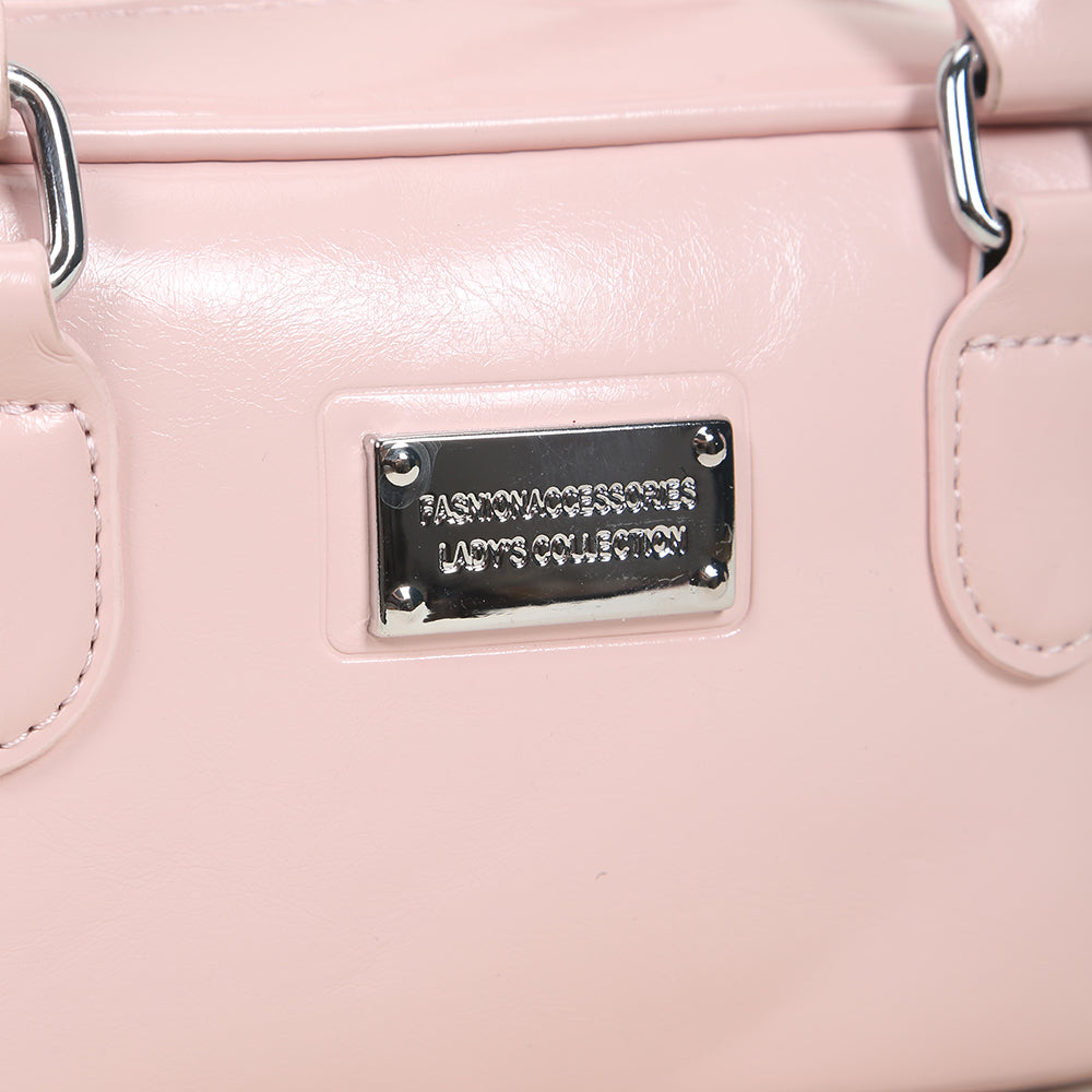 High-quality textured bowling handbag, fashionable commuter messenger bag