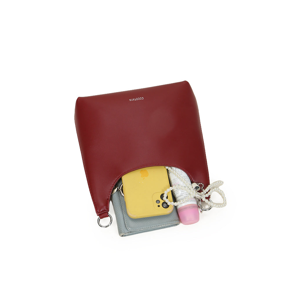 Fashionable and simple women's one-shoulder underarm bag, large capacity handbag, made of PU leather
