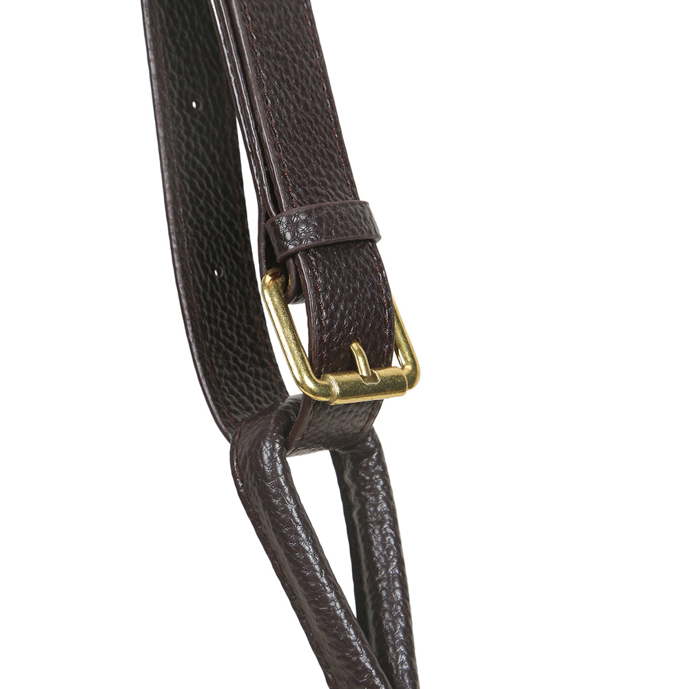 Fashionable large-capacity PU stitching canvas bag, casual and versatile commuter shoulder bag