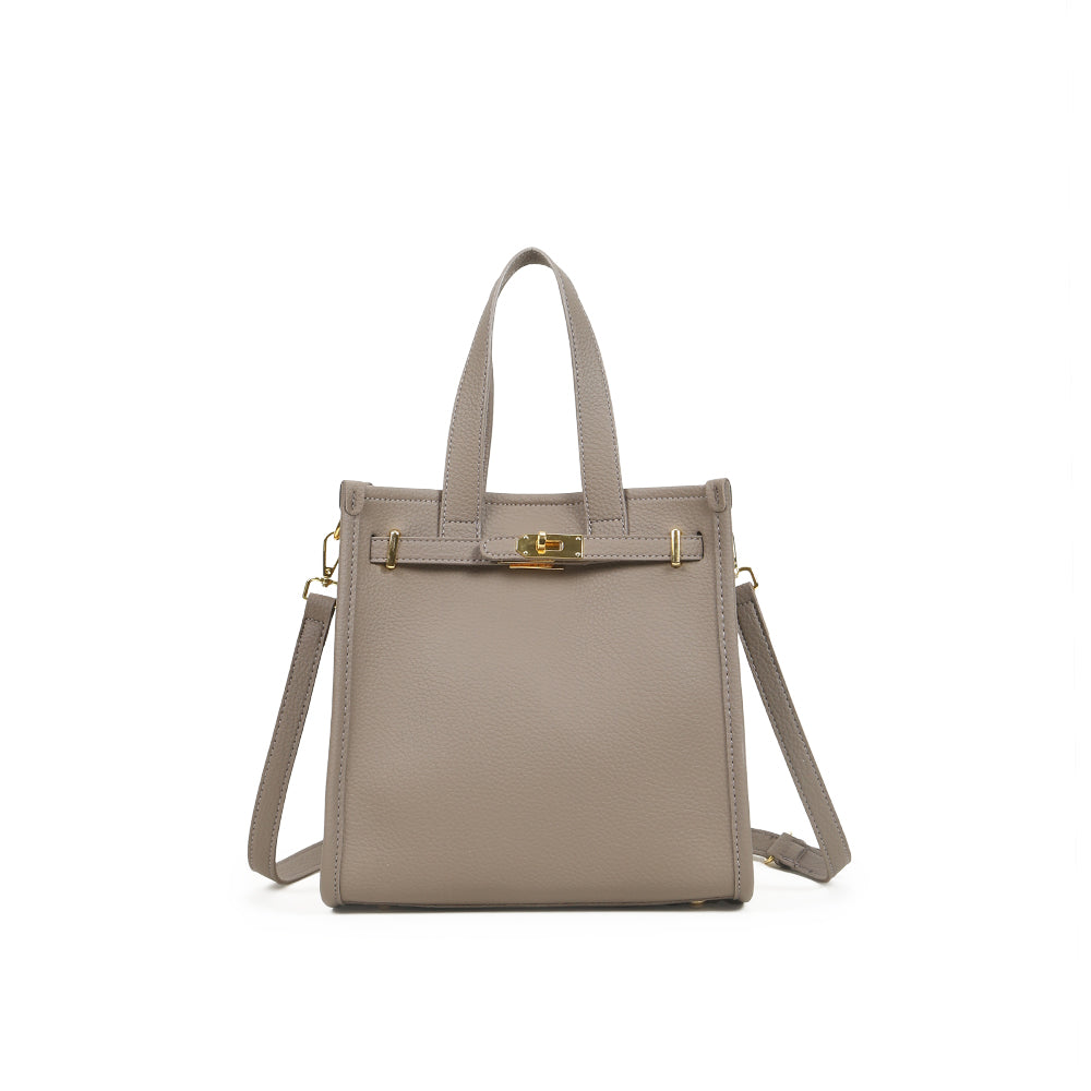 Fashionable high-end portable bucket women's bag, solid color versatile casual shoulder messenger bag