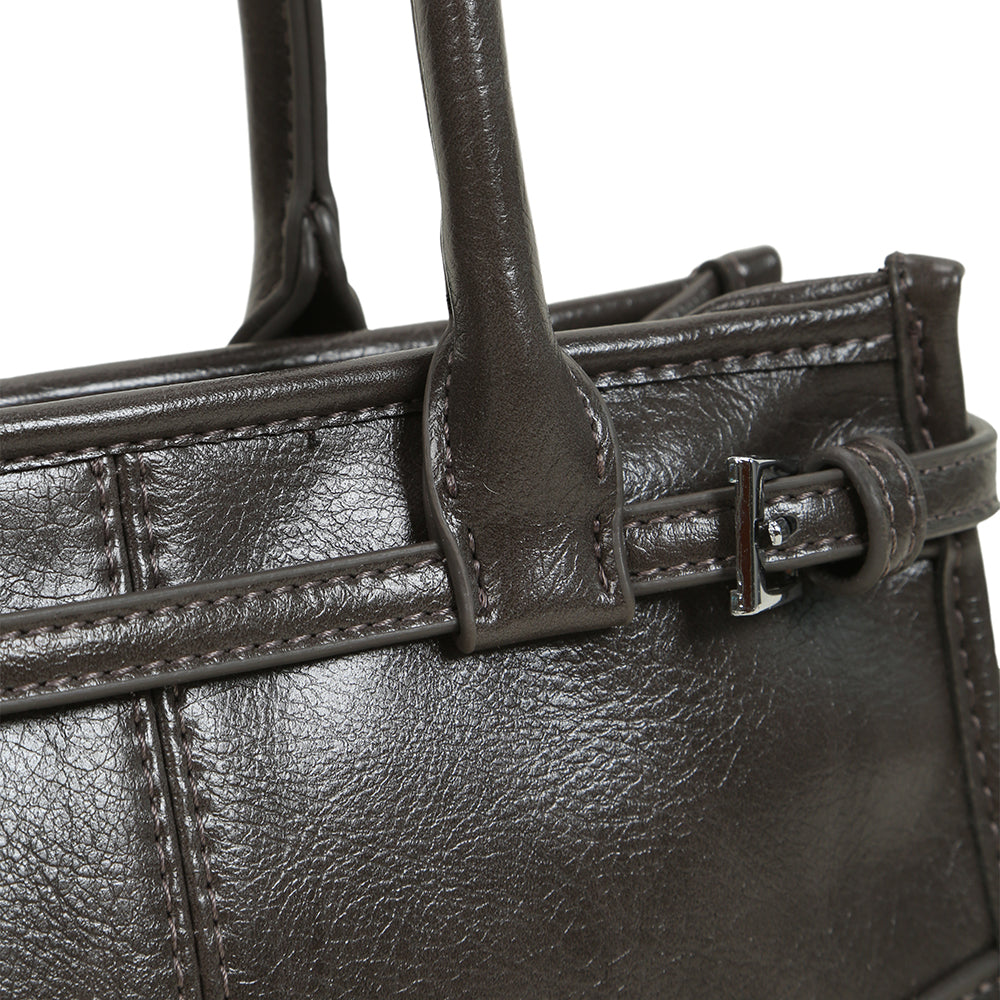 High-end large-capacity handbag PU material can be worn crossbody