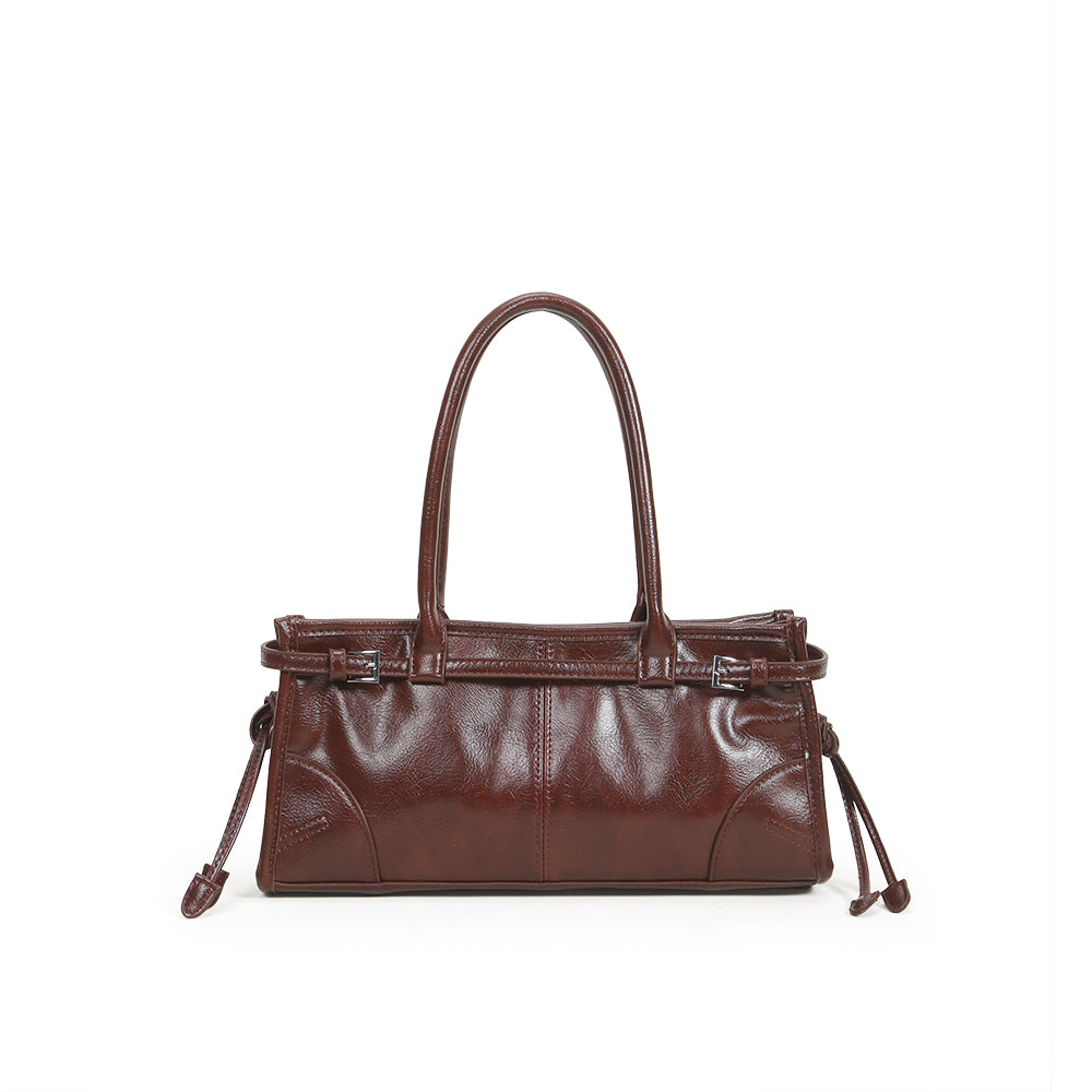 High-end large-capacity handbag PU material can be worn crossbody