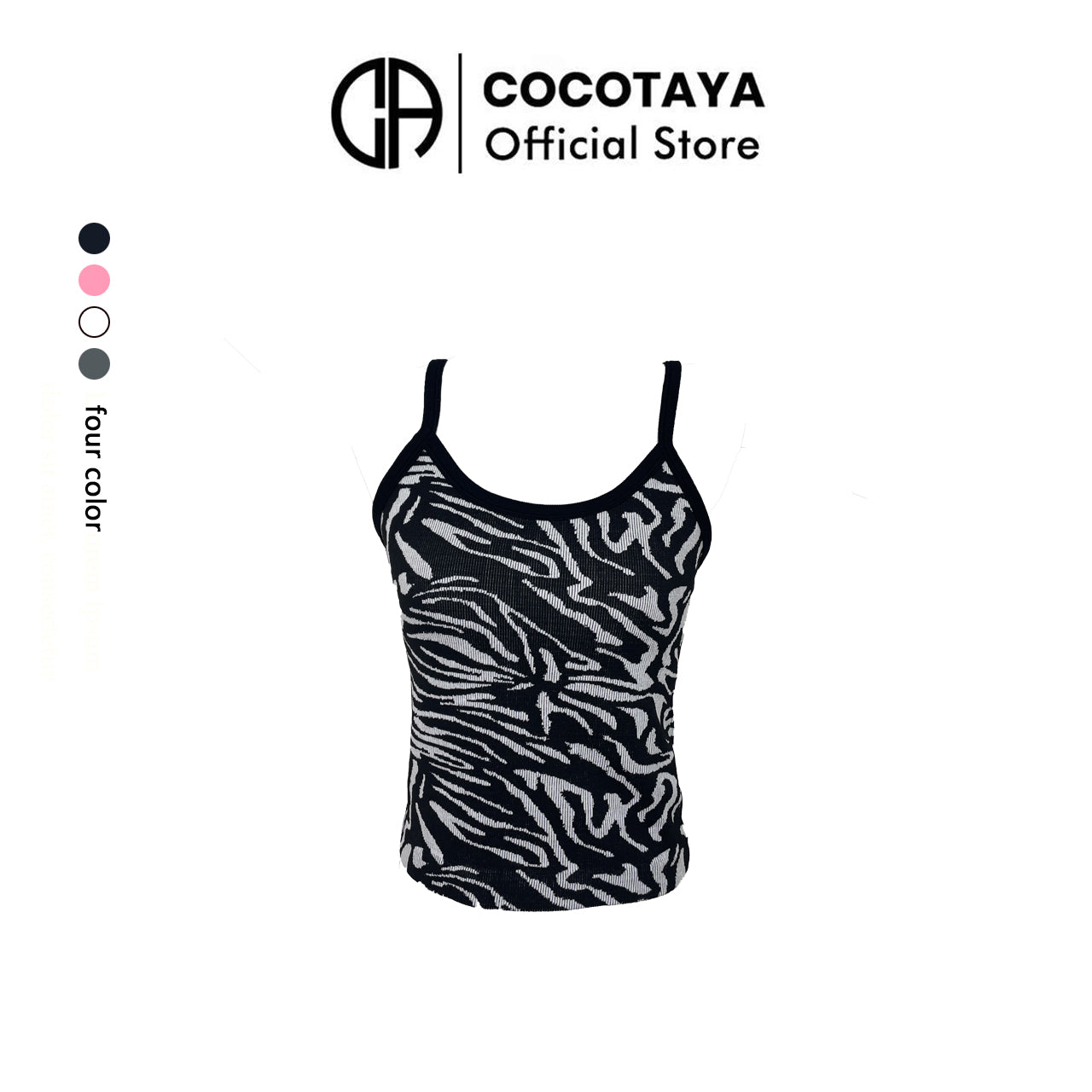 Cocotaya - Knit Slim Fit Adjustable Women's Tank Top Sleeveless Camisole