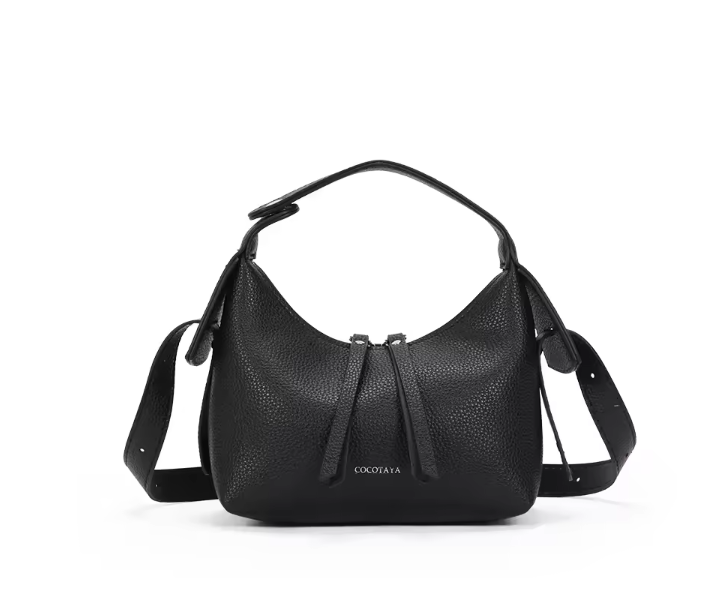 (COCOTAYA) Fashion casual soft leather dumpling bag simple high-end crossbody handbag