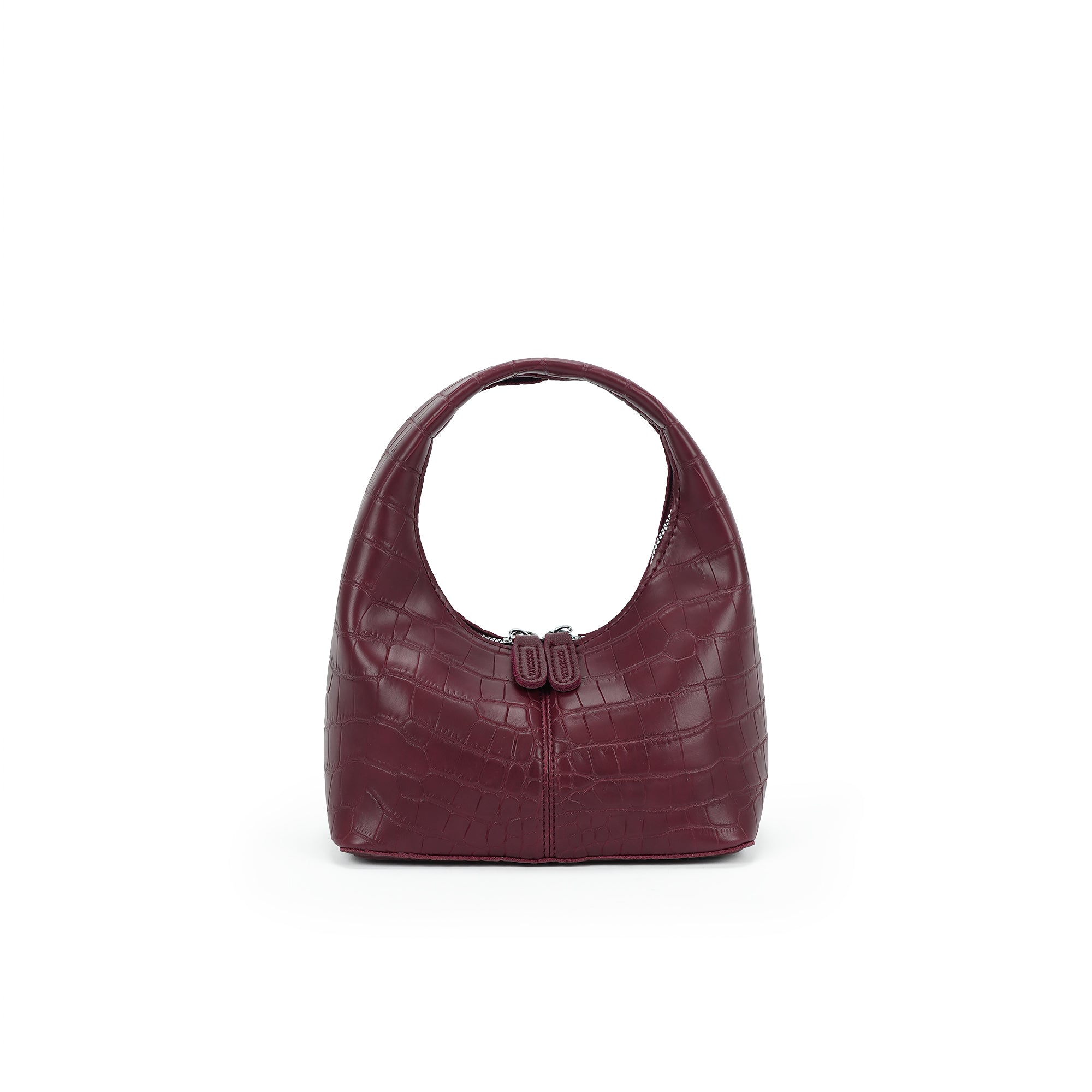 (COCOTAYA)Vintage Croc Pattern PU Leather Handbag, Casual Women's Shoulder Bag