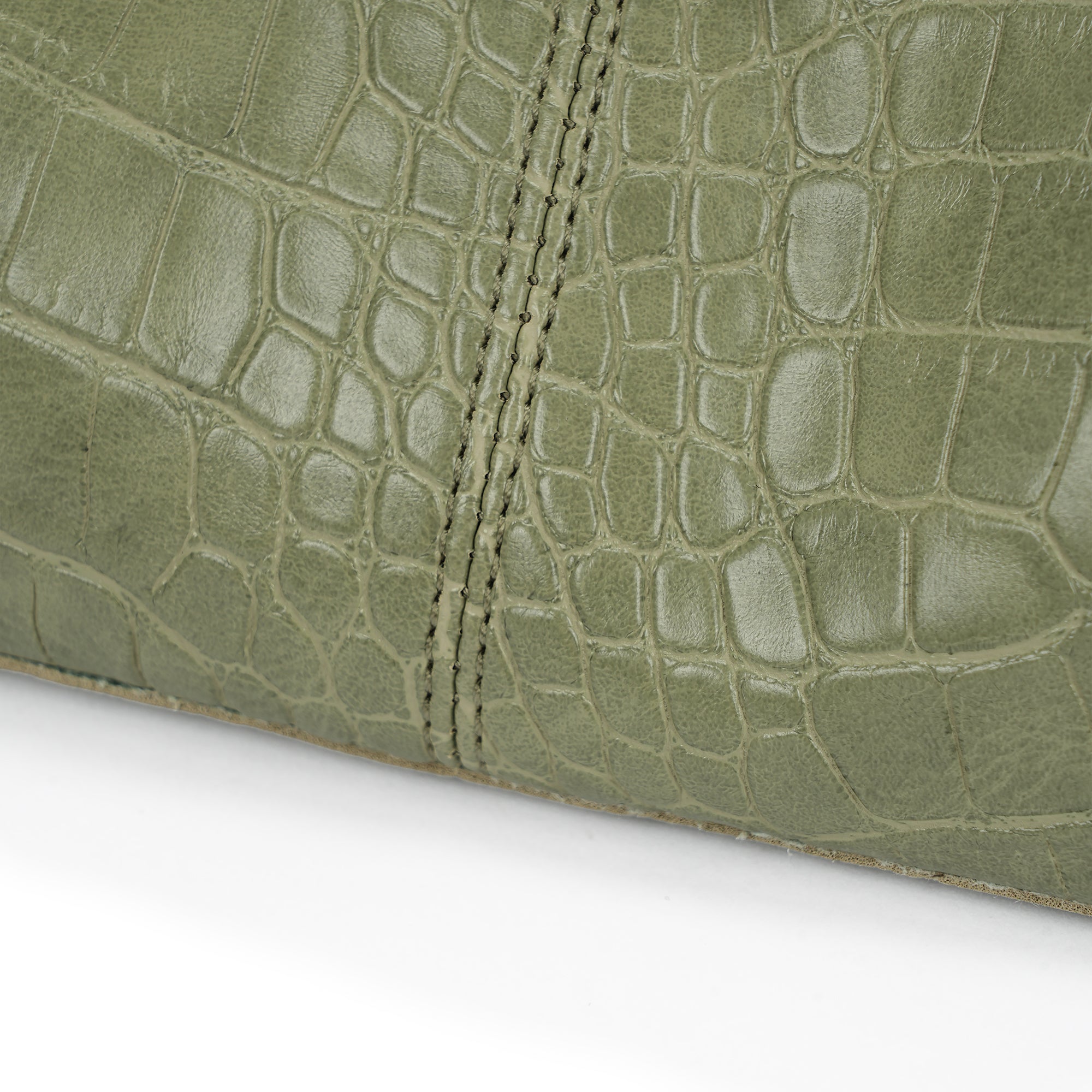 (COCOTAYA)Vintage Croc Pattern PU Leather Handbag, Casual Women's Shoulder Bag