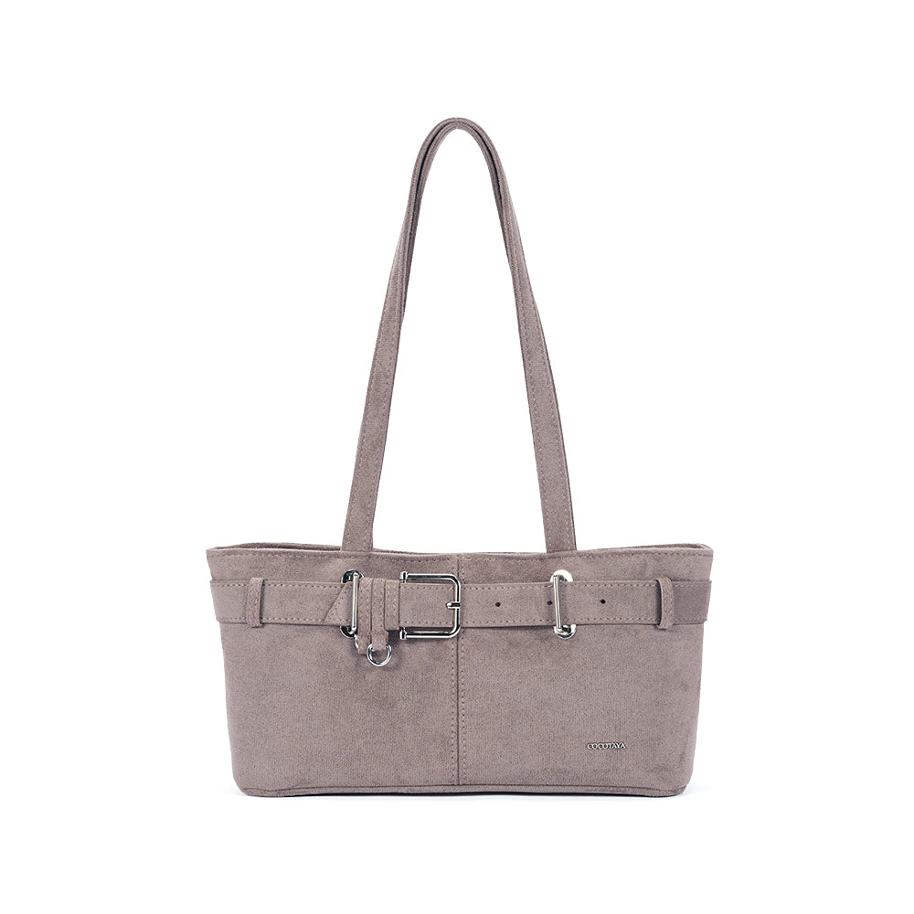 (COCOTAYA) Fashion large-capacity handbag underarm bag suede material trendy all-match tote bag