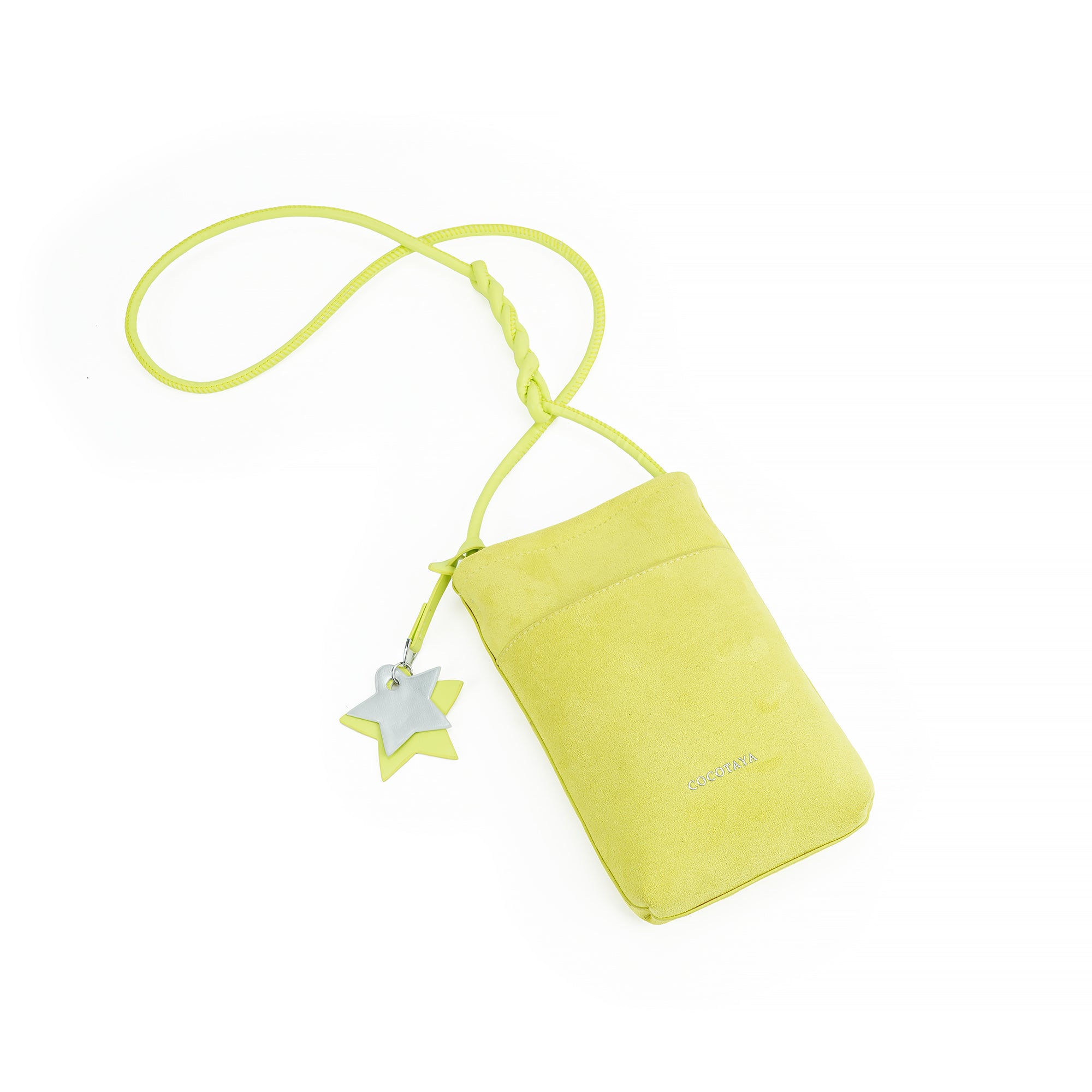 （cocotaya）Lightweight Vertical Phone Bag Casual Mini Crossbody Purse With Star Decor