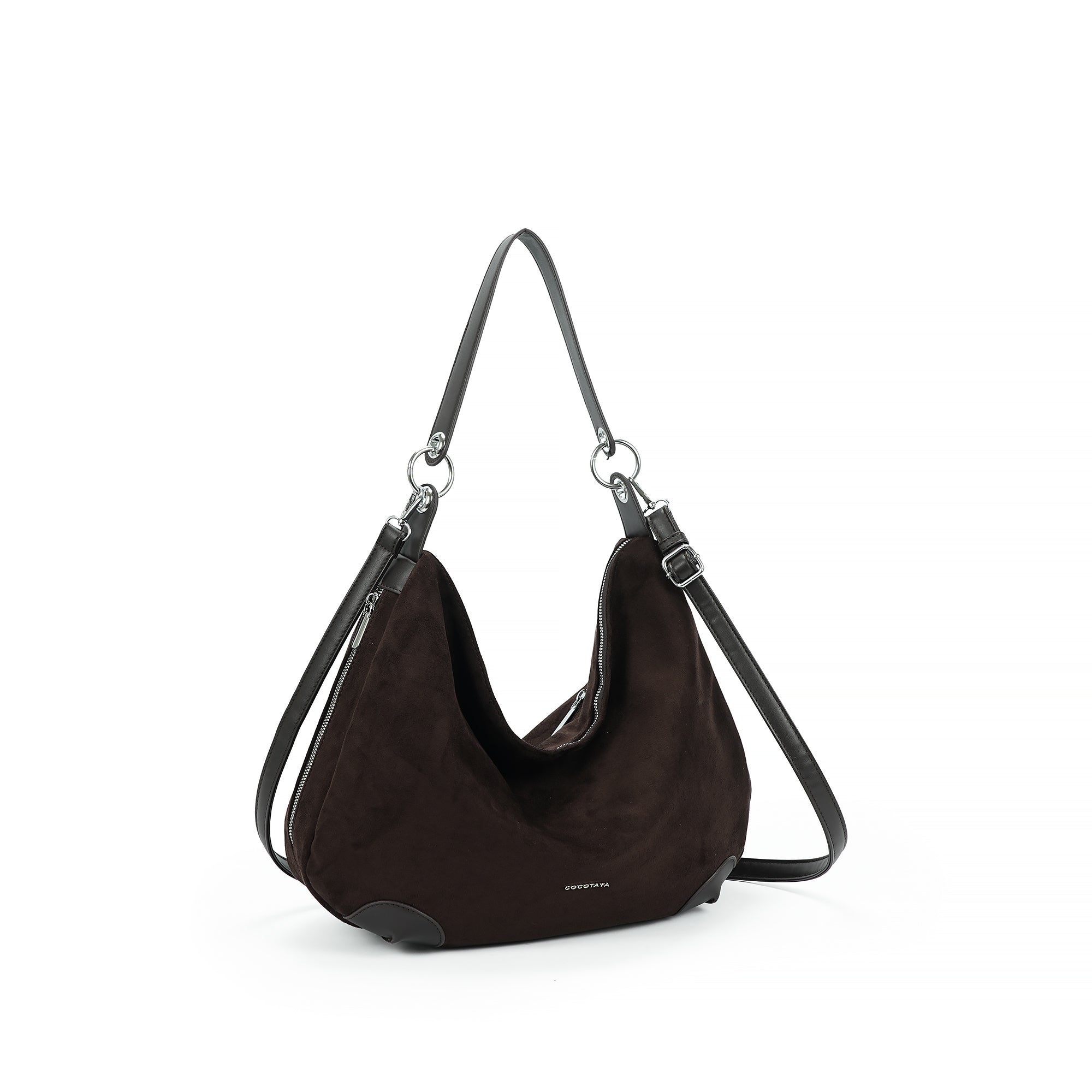 （cocotaya）Minimalist oversized PU bag, suitable for work commutes, shoulder bag or tote bag