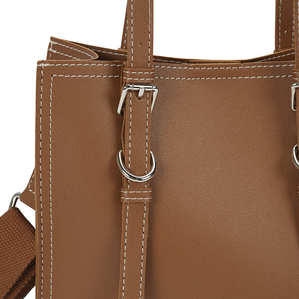 (COCOTAYA)High-quality leather handbag, stylish shoulder bag, messenger bag