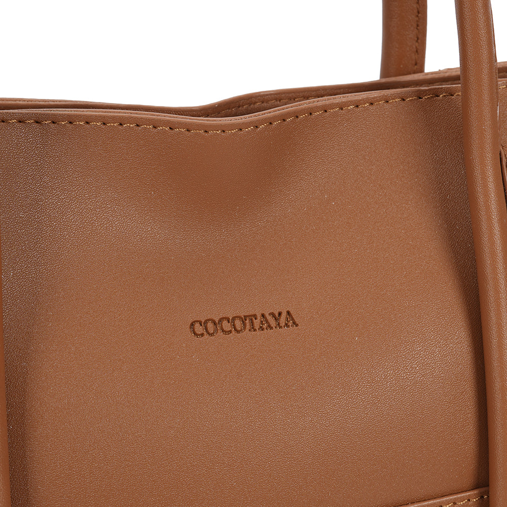【COCOTAYA】Large Capacity Commuter Handbag Fashionable Simple Versatile Shoulder Bag