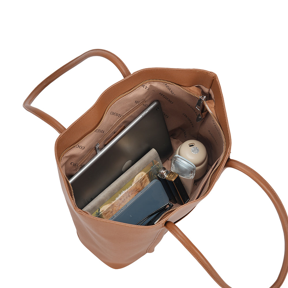 【COCOTAYA】Large Capacity Commuter Handbag Fashionable Simple Versatile Shoulder Bag