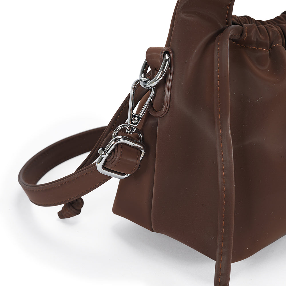 (COCOTAYA) PU Women's Fashion Large Capacity Handbag Single Shoulder Commuter Underarm Bag