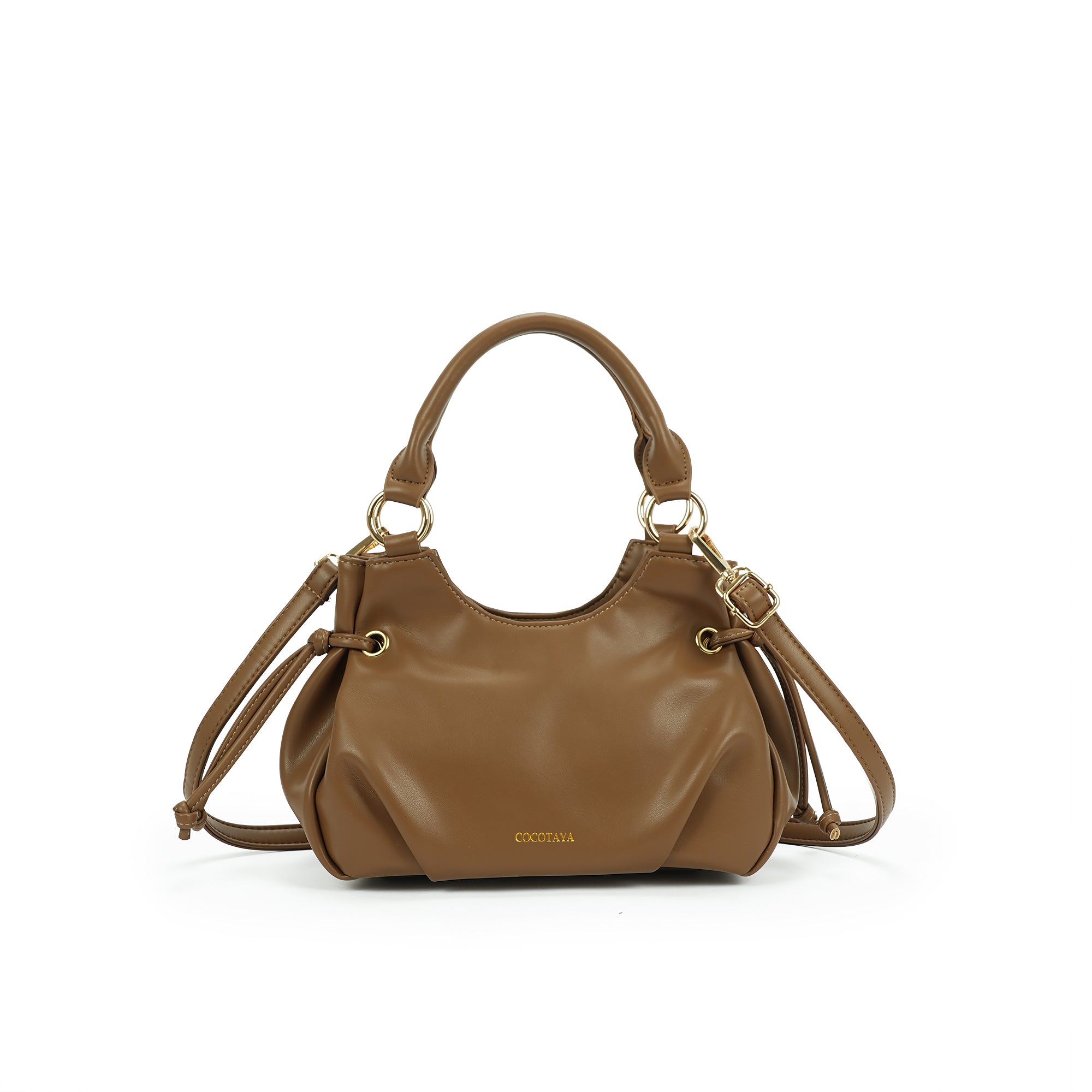 （cocotaya）Multifunctional PU leather bag, 2-in-1 handbag/crossbody bag