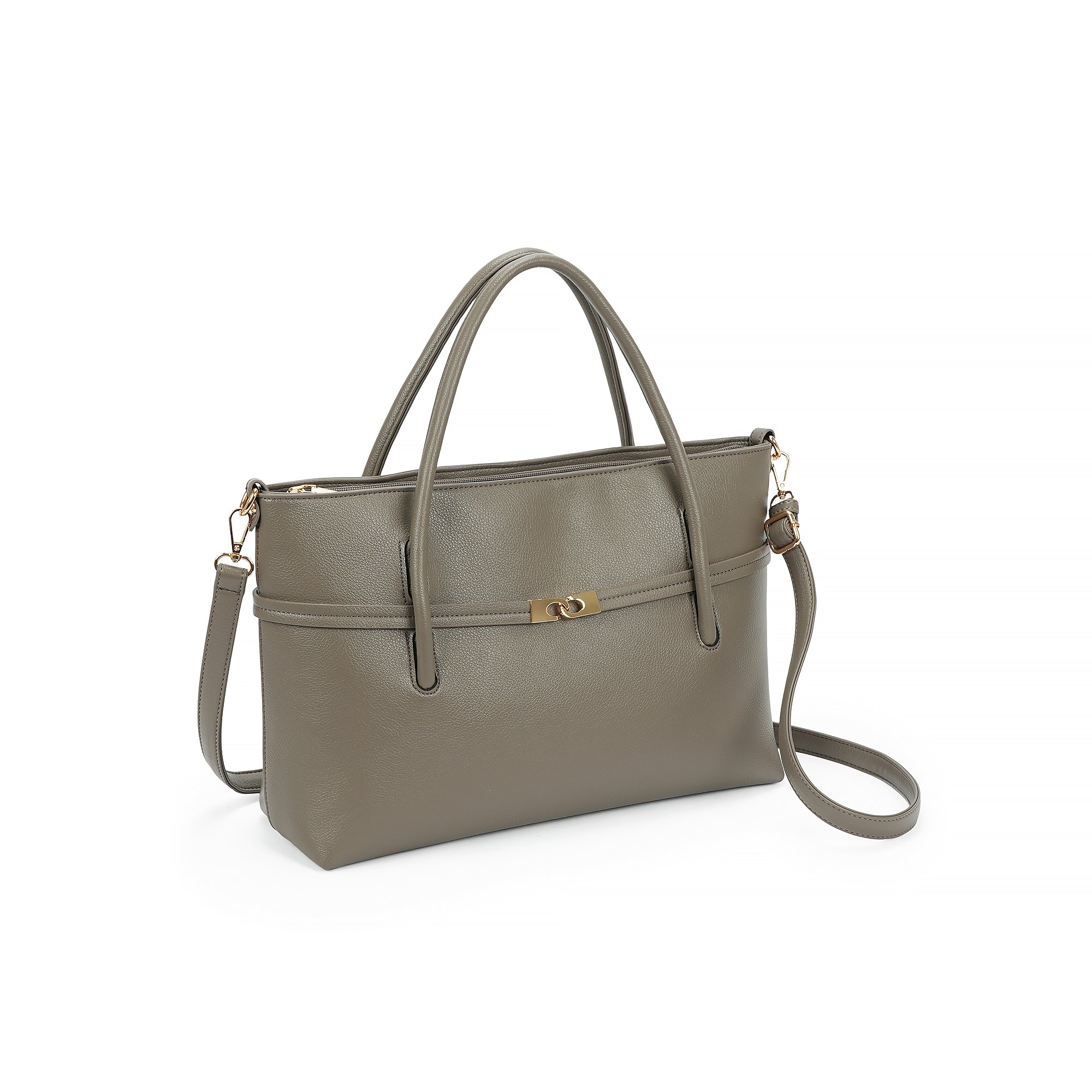 (COCOTAYA)Aurelia Bag  Exquisite PU briefcase  large handbag  tote bag  with a lychee texture on the surface