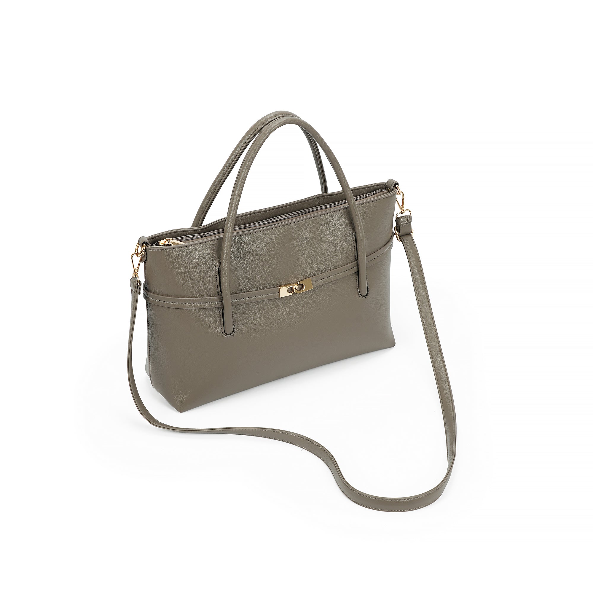 (COCOTAYA)Aurelia Bag  Exquisite PU briefcase  large handbag  tote bag  with a lychee texture on the surface