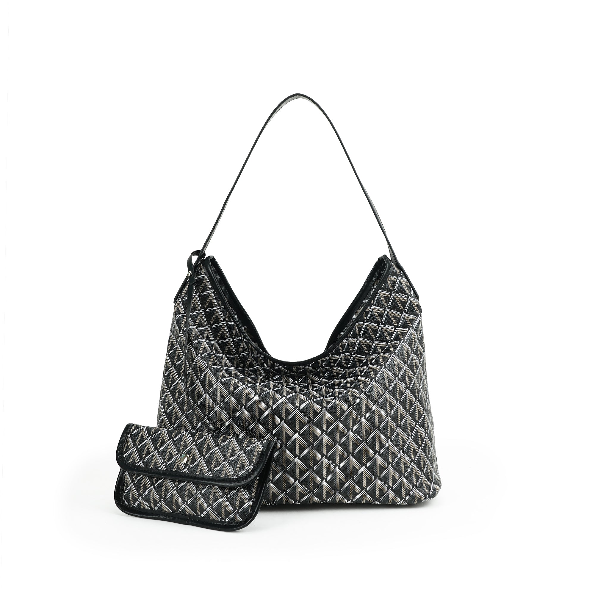 （cocotaya）Women Daily Shoulder Tote Bag Set, Large Space Underarm Handbag For Shopping Work