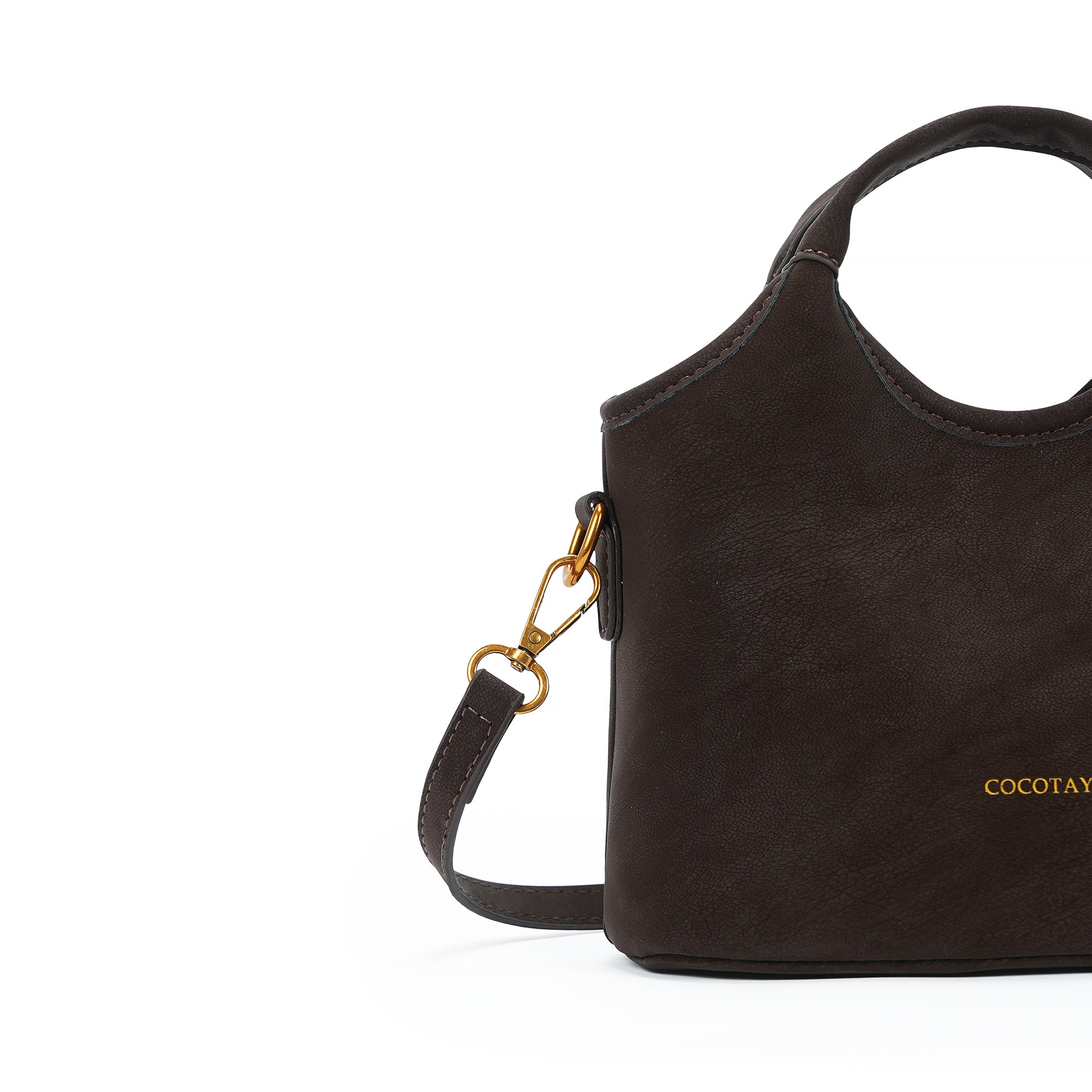 （cocotaya）Hazel Bag  Retro mini bucket bag, crossbody handbag