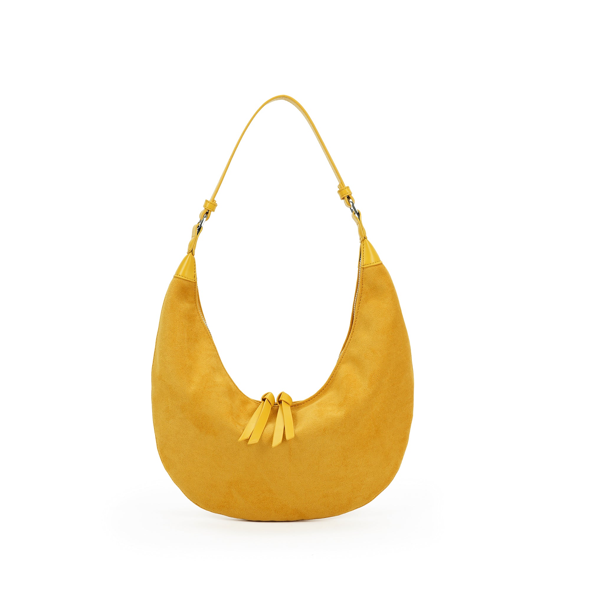 （cocotaya）Lune Bag  Women's casual retro crescent-shaped shoulder bag, soft shoulder bag