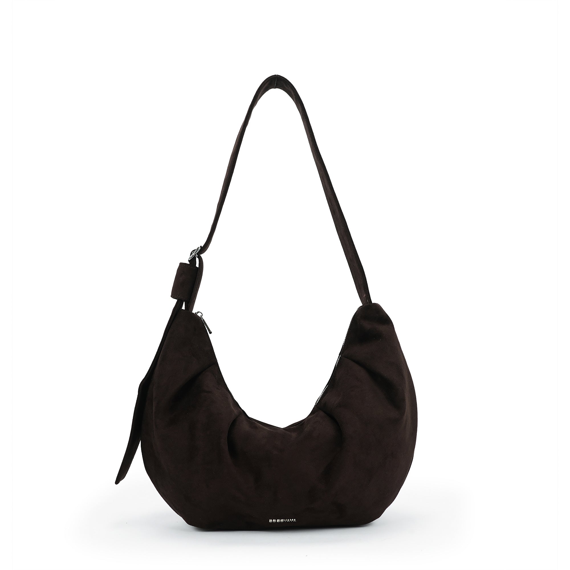 （cocotaya）Lunar Hobo Bag Minimalist Crescent Hobo Bag, Soft Leather Adjustable Shoulder Purse
