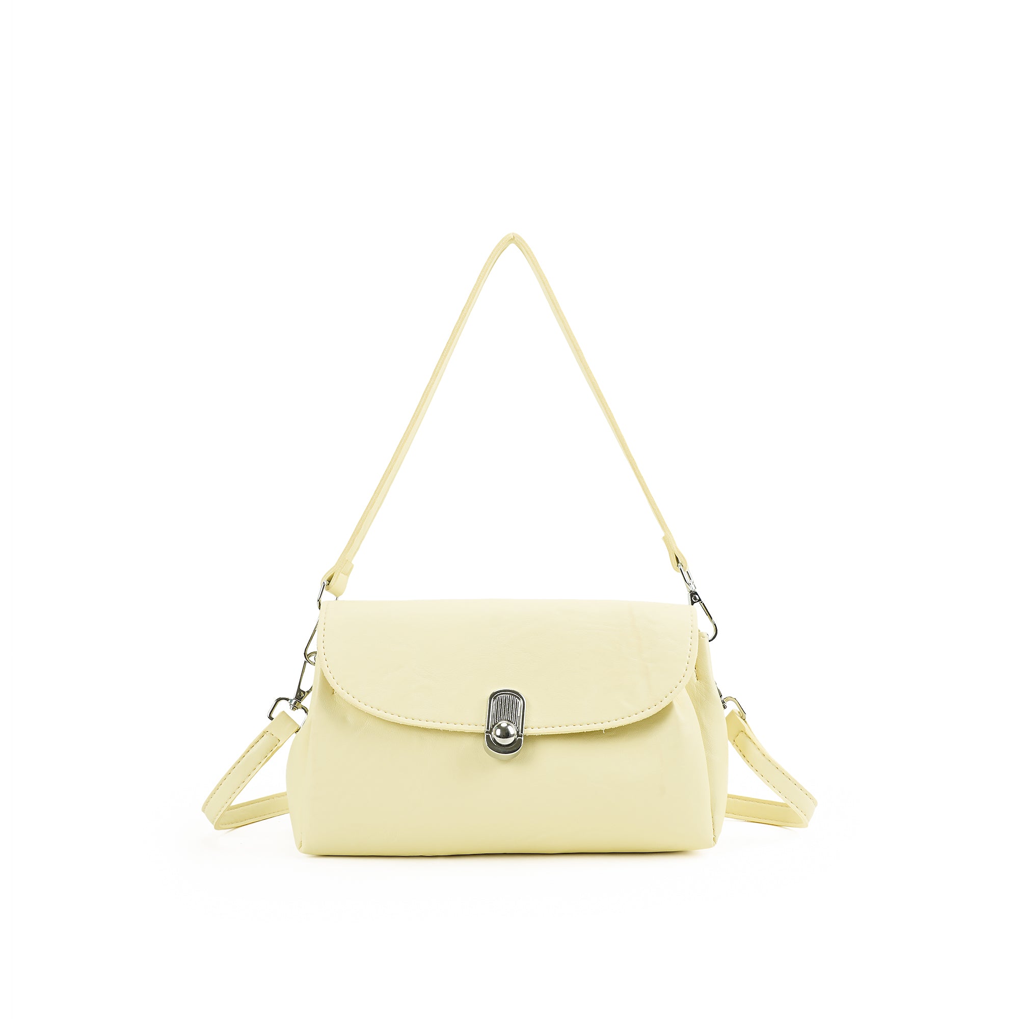 （cocotaya）Soft Leather Flip Shoulder Bag, Single Detachable Adjustable Strap Convertible Crossbody Handbag For Daily Street Outfits