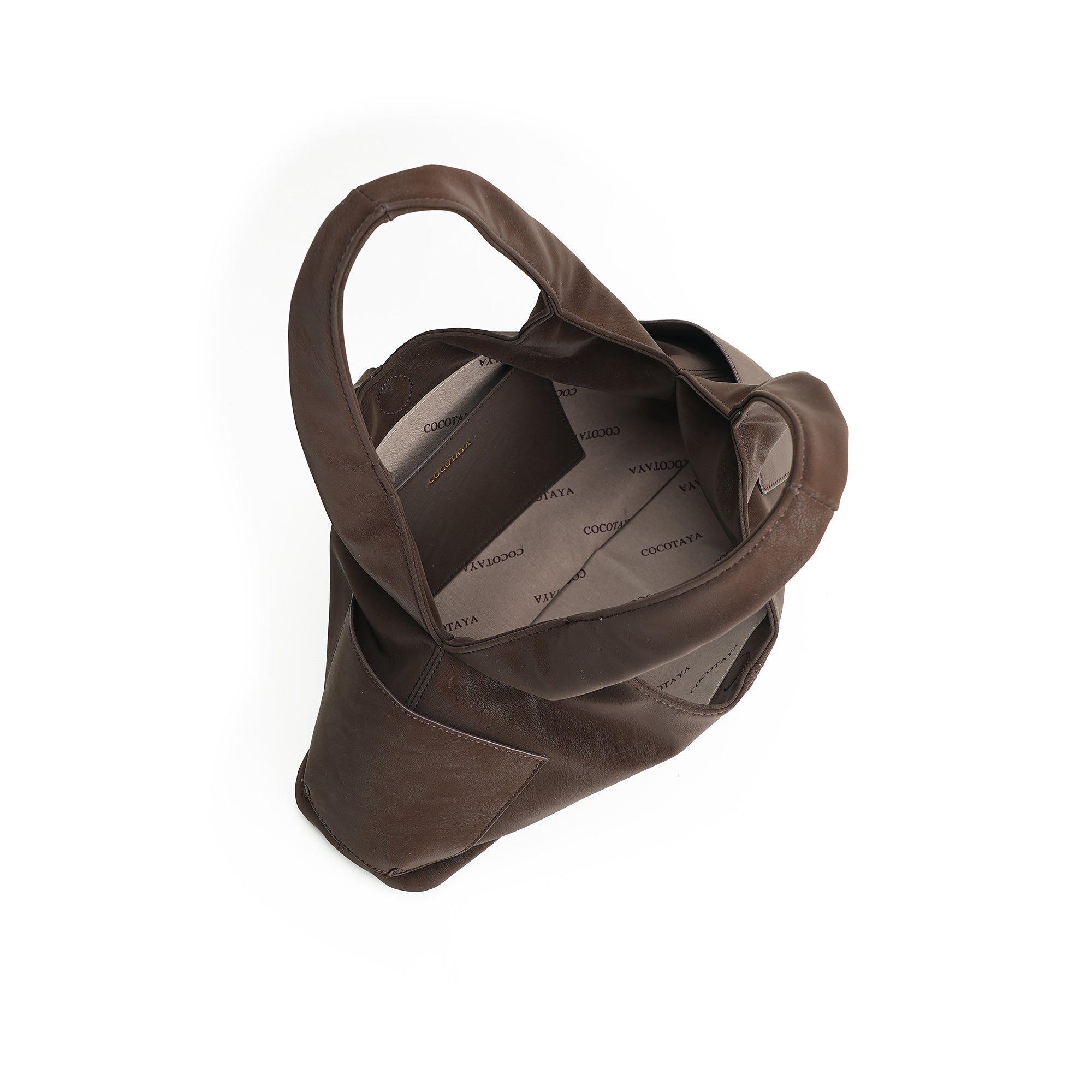 （cocotaya）Minimalist Slouchy Hobo Underarm Bag, Large Capacity Casual Daily Shoulder Handbag