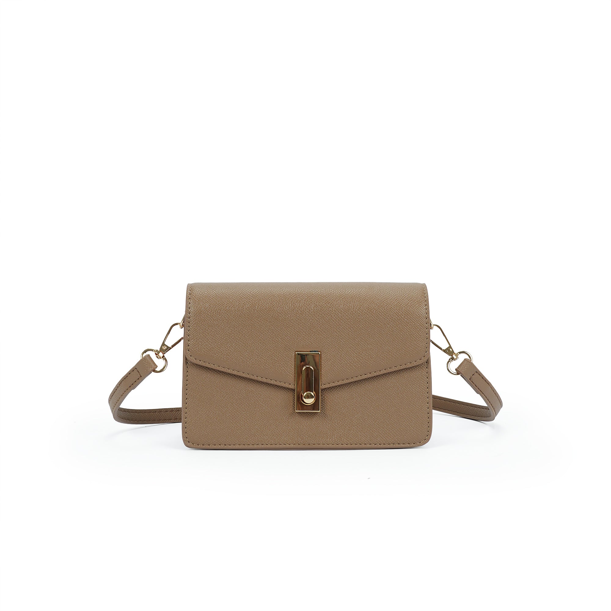 （cocotaya）Nova Bag Envelope-style minimalist flap PU leather crossbody bag