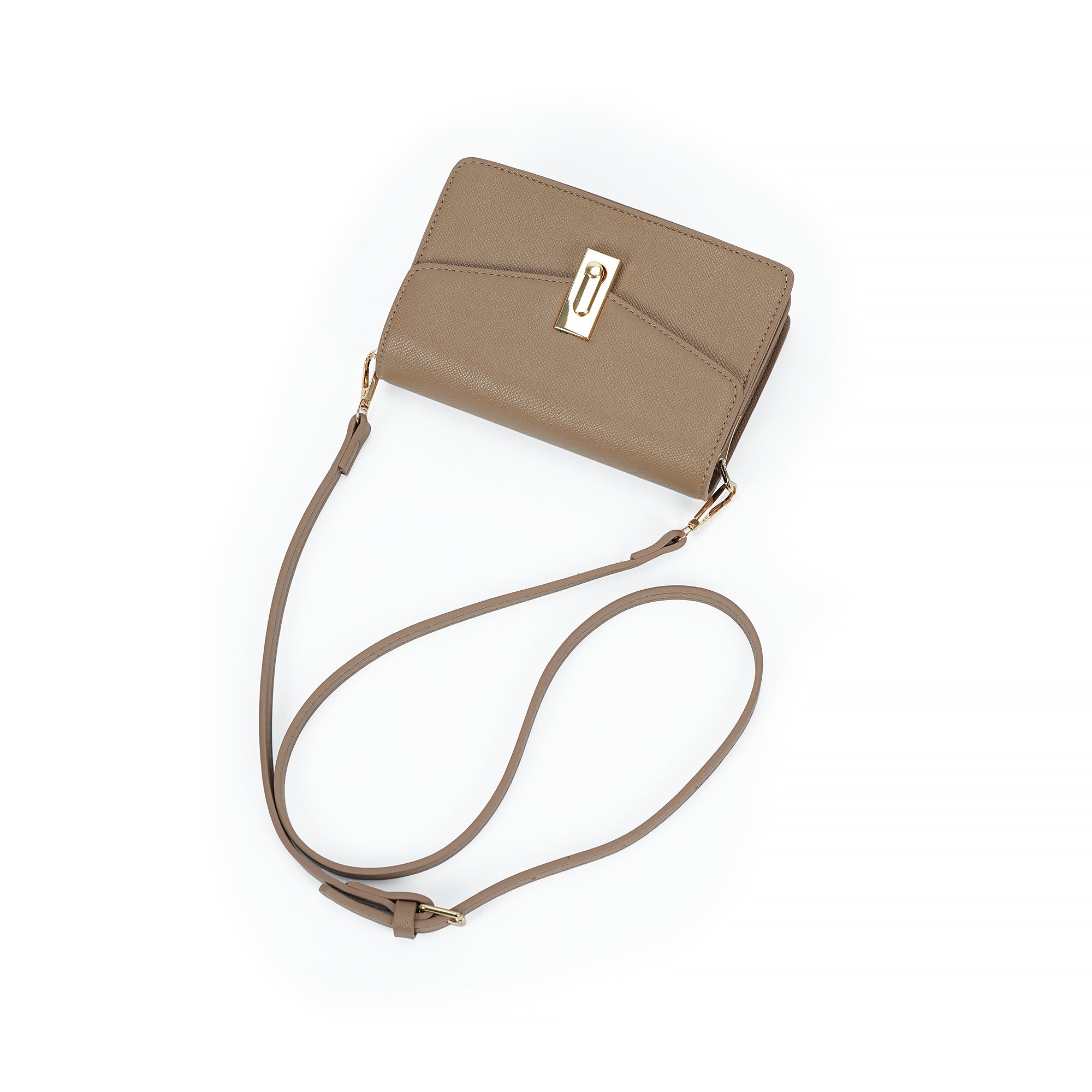 （cocotaya）Nova Bag Envelope-style minimalist flap PU leather crossbody bag