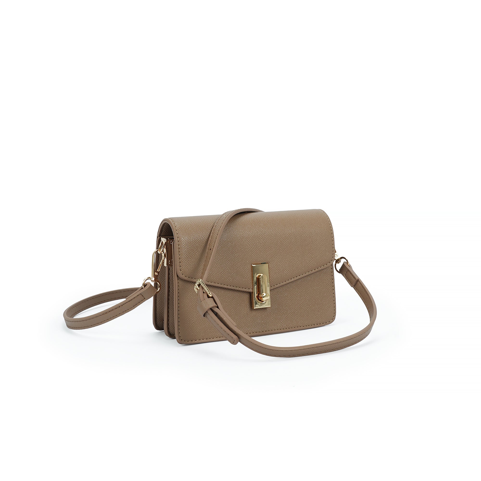 （cocotaya）Nova Bag Envelope-style minimalist flap PU leather crossbody bag