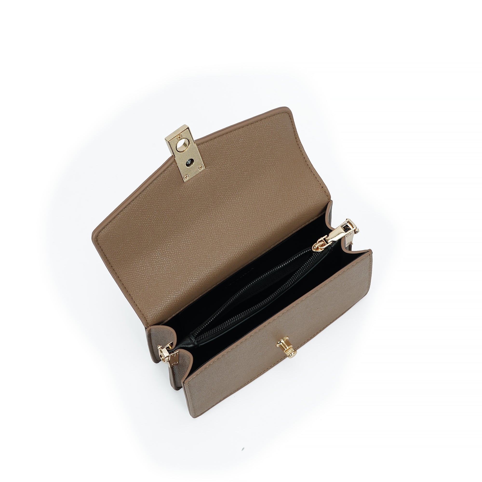 （cocotaya）Nova Bag Envelope-style minimalist flap PU leather crossbody bag