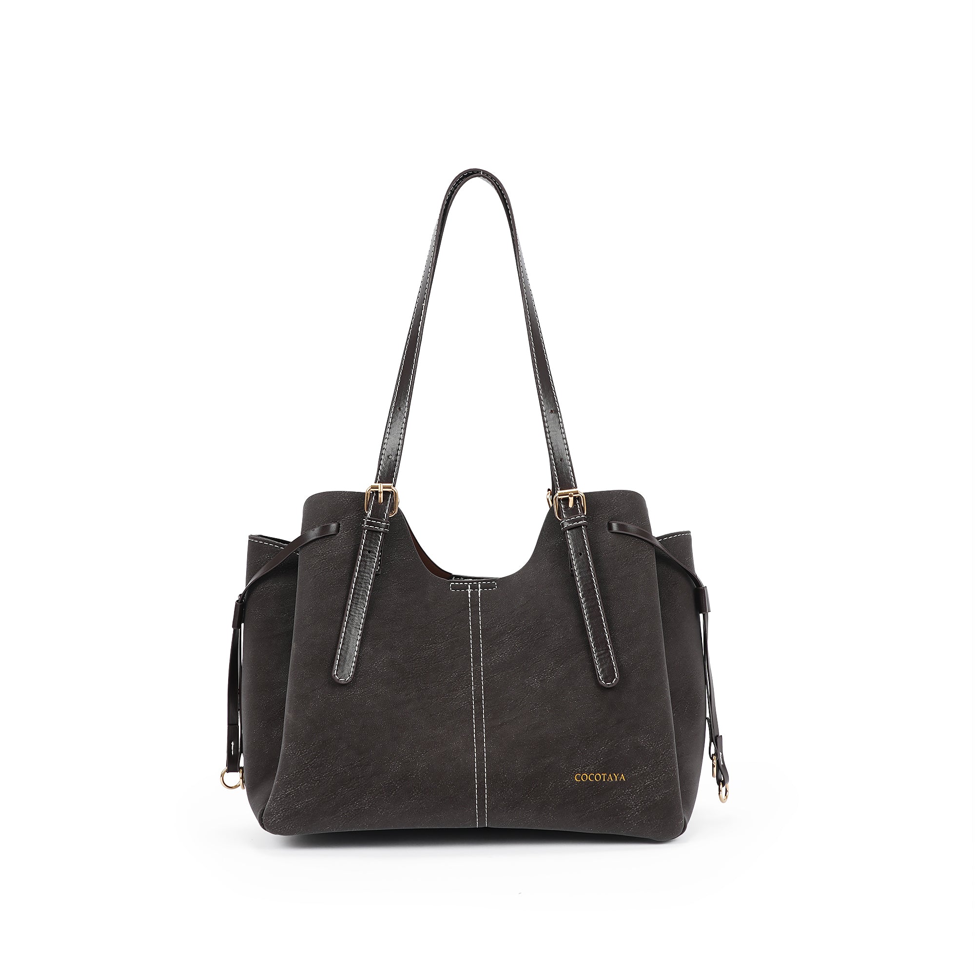(COCOTAYA)Sable Tote Bag  Casual and versatile casual shoulder bag  PU underarm bag