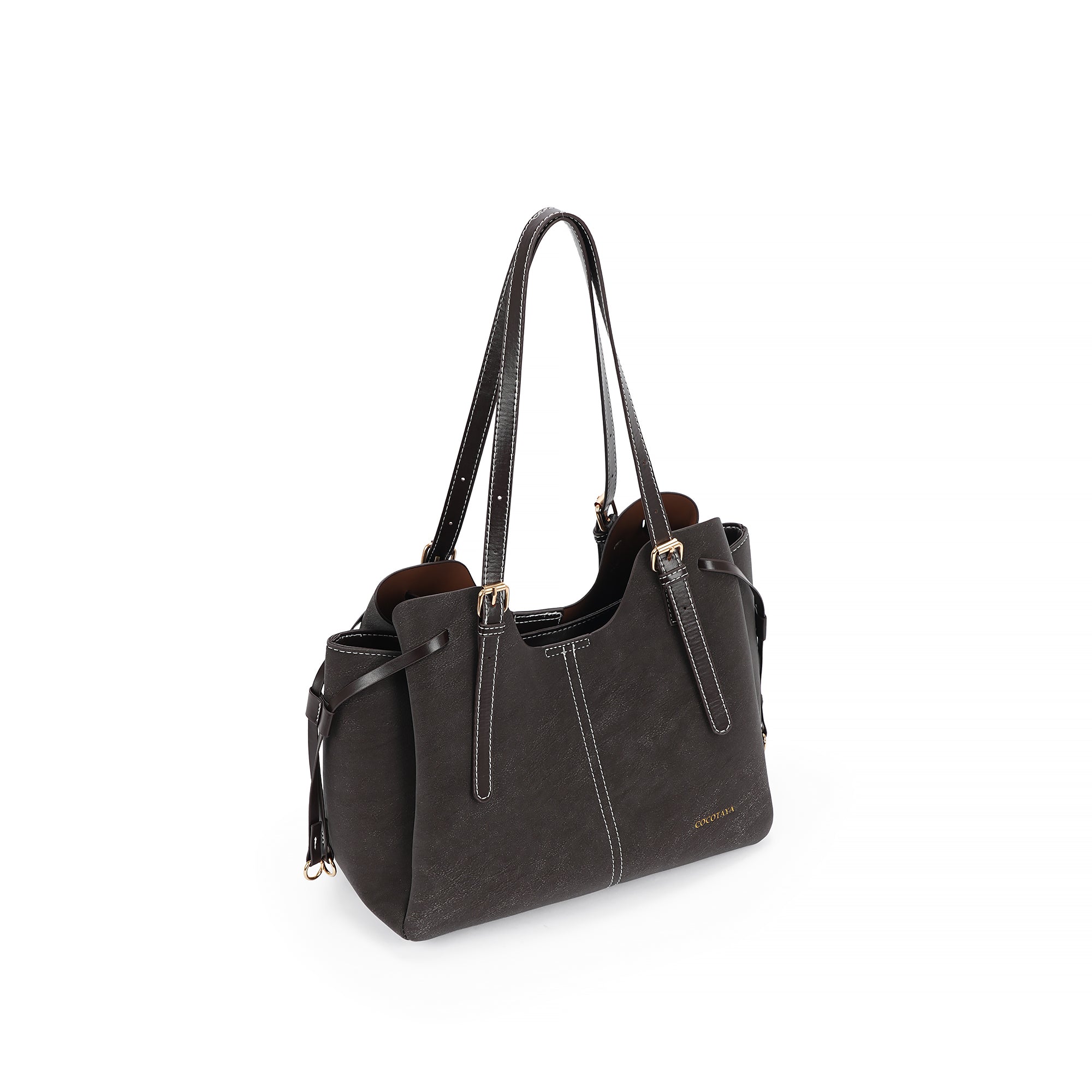 (COCOTAYA)Sable Tote Bag  Casual and versatile casual shoulder bag  PU underarm bag