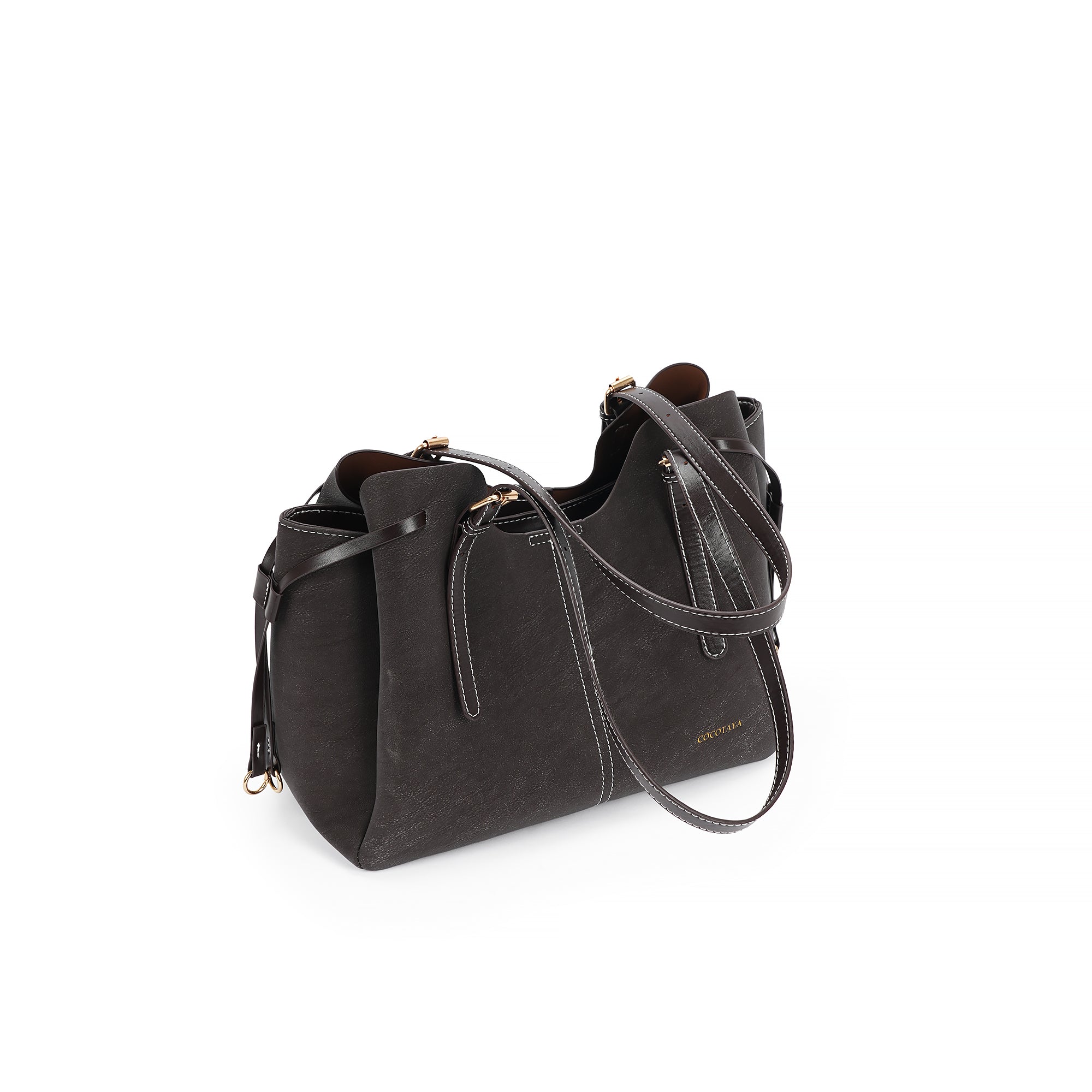 (COCOTAYA)Sable Tote Bag  Casual and versatile casual shoulder bag  PU underarm bag