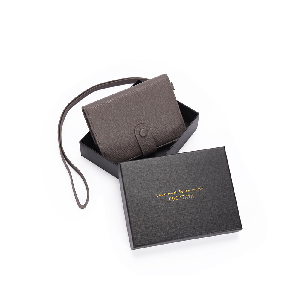 (COCOTAYA）Multifunctional simple coin purse wristband hand wallet clip