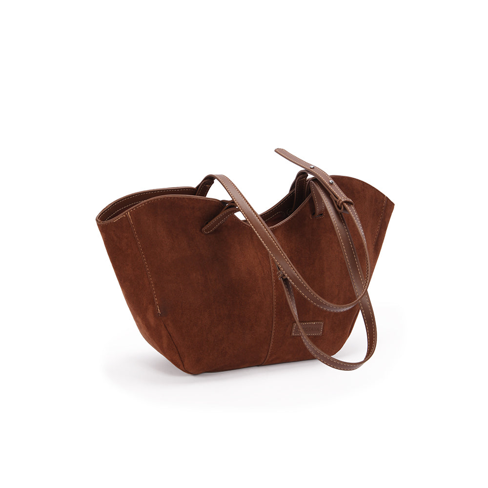 (COCOTAYA) French style fashion tote bag, casual and versatile large capacity shoulder bag