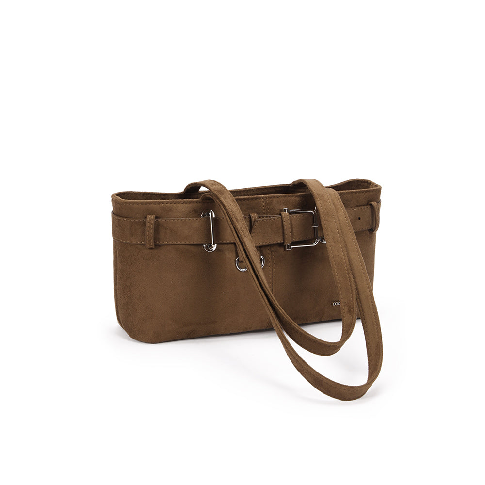 (COCOTAYA) Fashion large-capacity handbag underarm bag suede material trendy all-match tote bag
