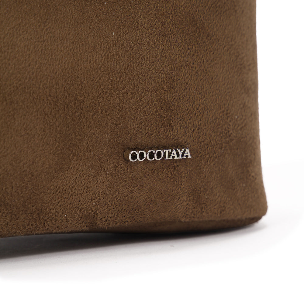 (COCOTAYA) Fashion large-capacity handbag underarm bag suede material trendy all-match tote bag