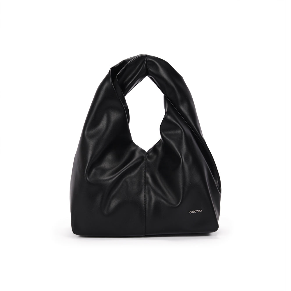Pleated design handbag, fashionable waterproof PU bag