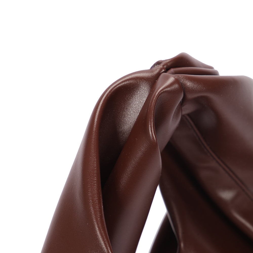 Pleated design handbag, fashionable waterproof PU bag