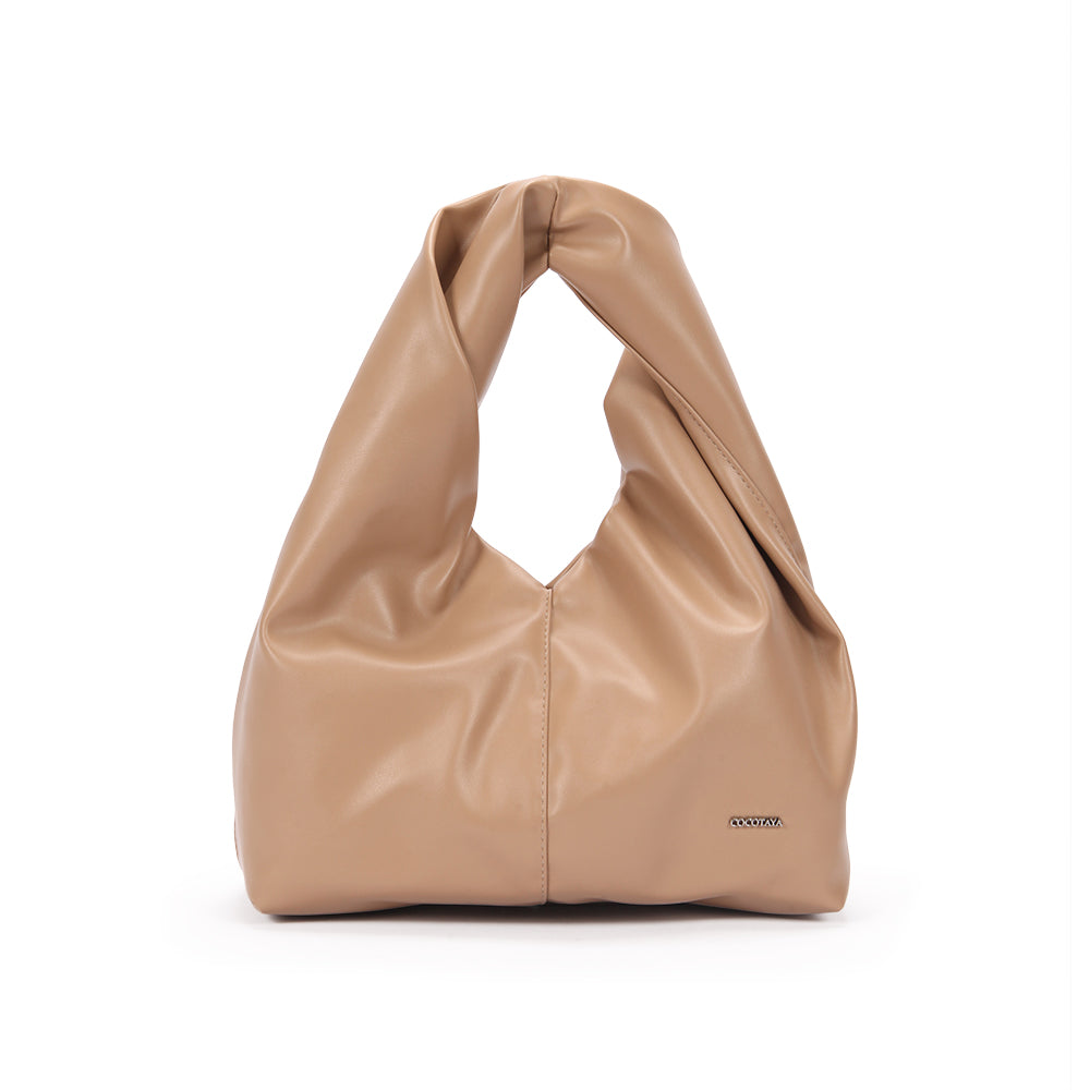 Pleated design handbag, fashionable waterproof PU bag