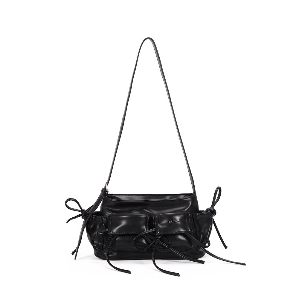 【COCOTAYA】PU leather fashionable commuter shoulder bag versatile women's bag