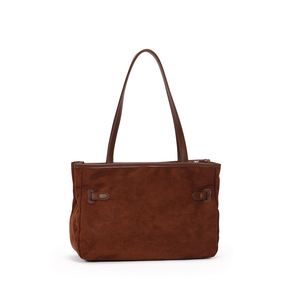 Fashion solid color handbag, large capacity PU material, novel and unique design, multiple carrying methods