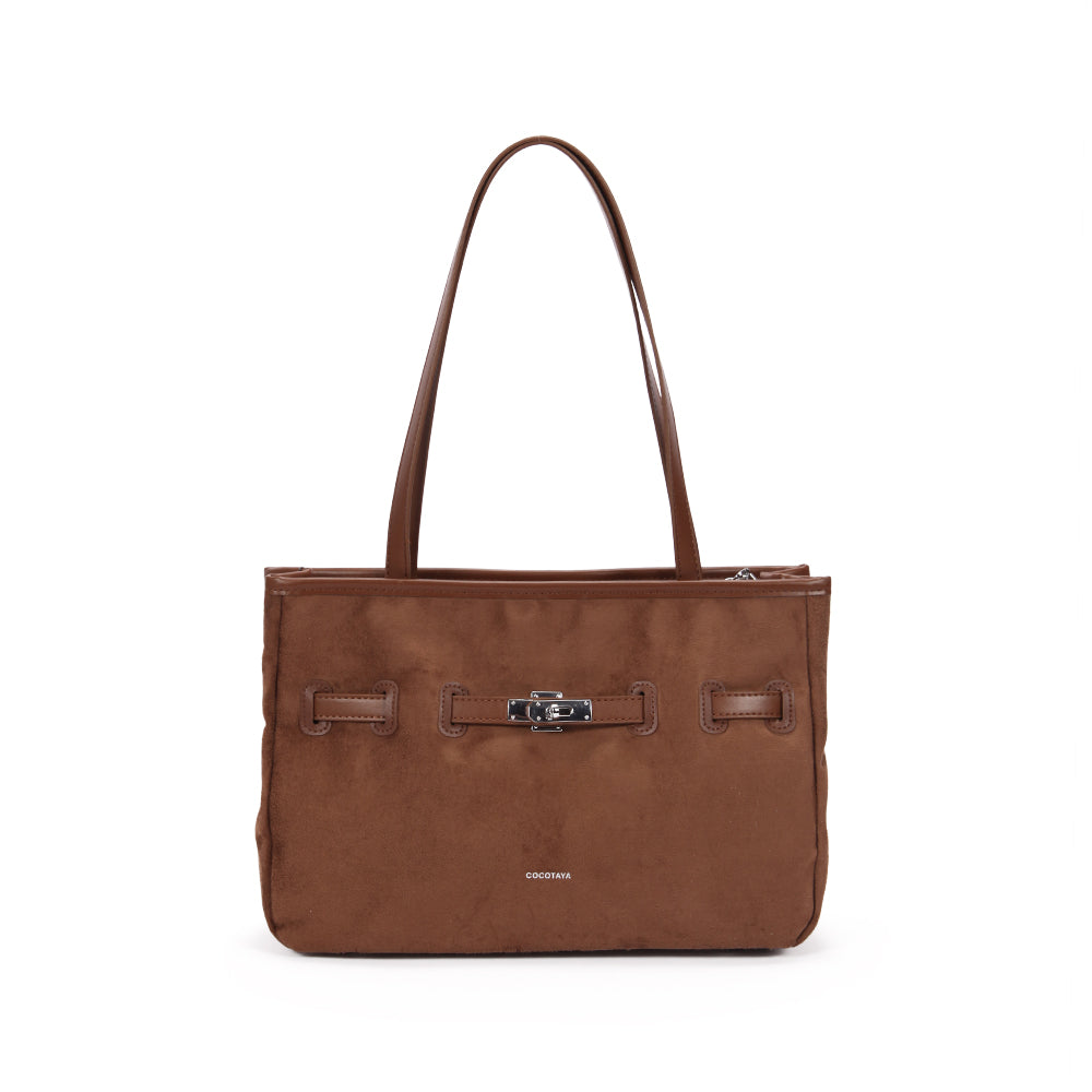Fashion solid color handbag, large capacity PU material, novel and unique design, multiple carrying methods
