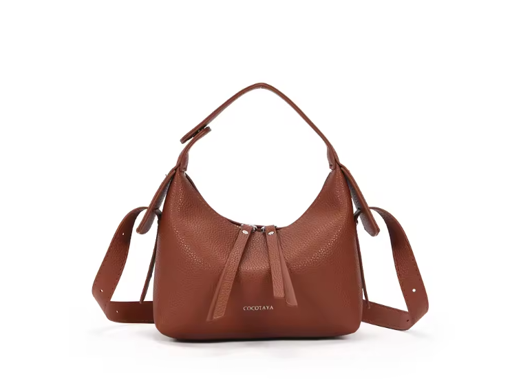 (COCOTAYA) Fashion casual soft leather dumpling bag simple high-end crossbody handbag